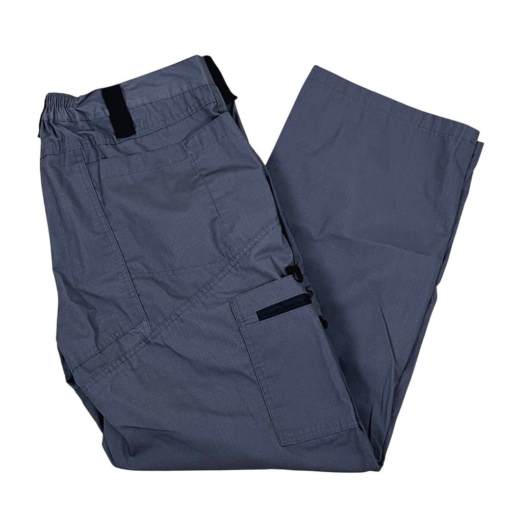 Tactical Series Men Cargo Pant 2XL Gray Ripstop Reinforced Knee Utility Workwear